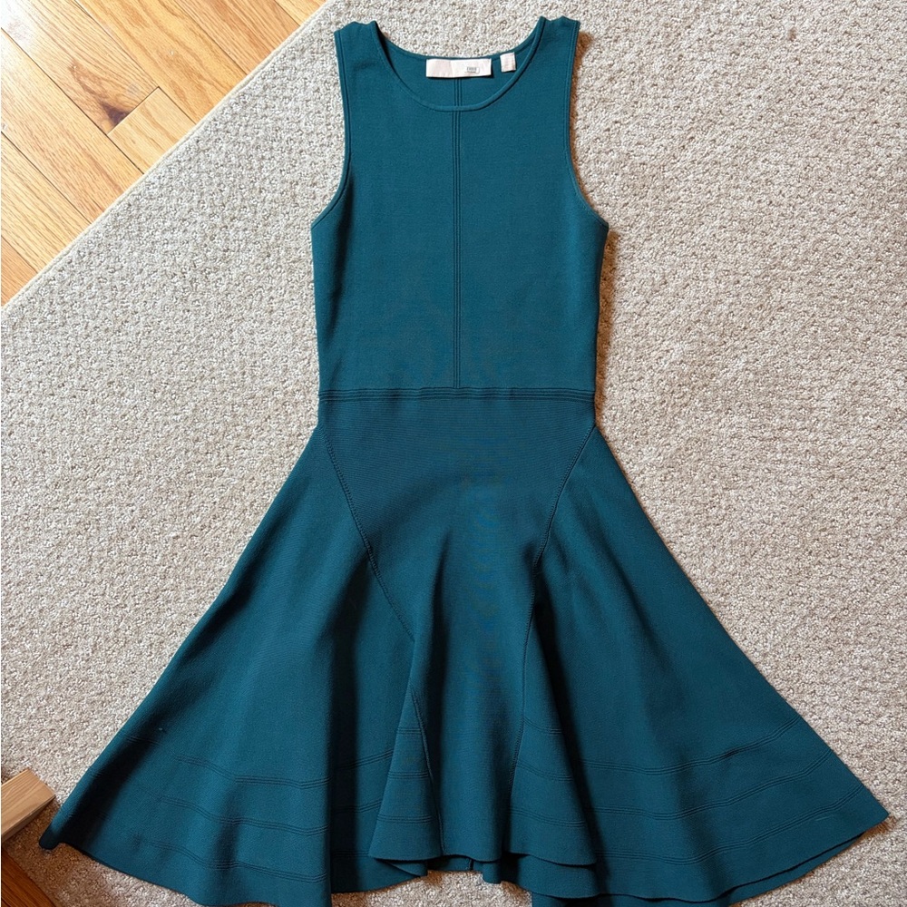 KEEPSAKE the Label Teal Sleeveless Midi Drop Waist Dress